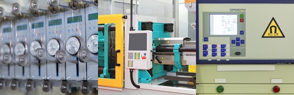 Luxalp controls the manufacturing processes specific for electromagnetism: Winding, Overmolding, Magnetization, ...